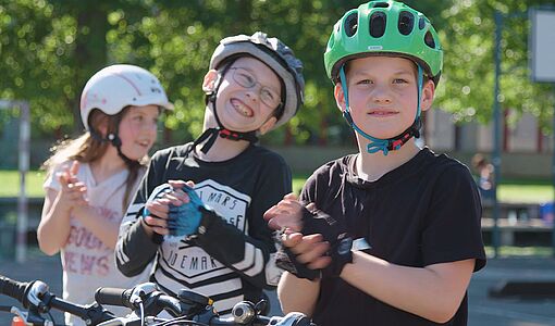 Sicher Radfahren mit dem AUVA-Radworkshop