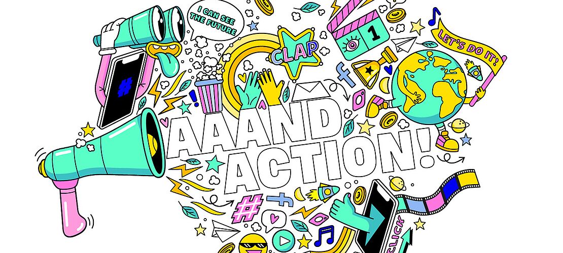 aaand action Sujet Wettbewerb
