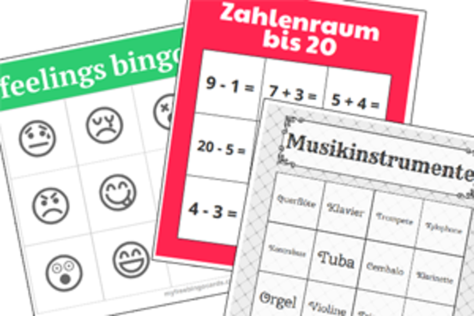 My Free Bingocards Schule At Das Bildungsportal