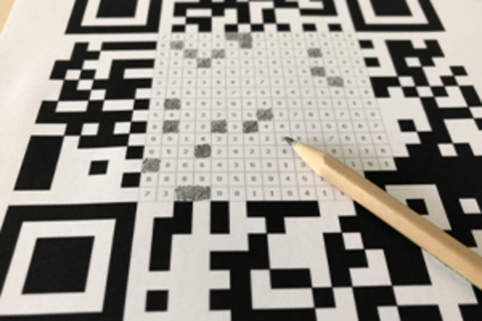 QR Code Vorschaubild QR Code ausmalen