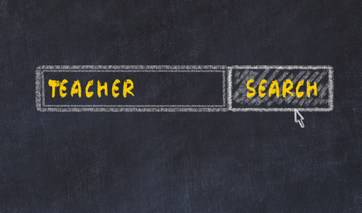 Suchfeld mit folgendem Text: Teacher Search