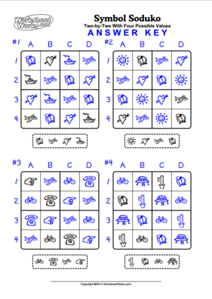 Symbol Sudoku Lösungsseite