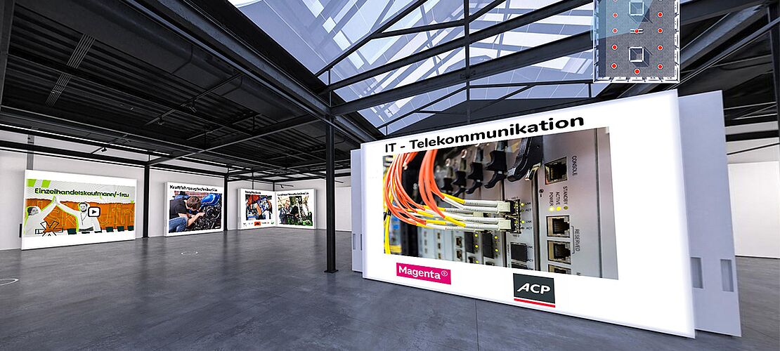 Job-Galerie virtueller Raum