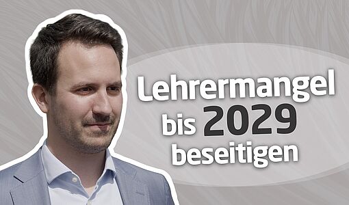 Bildungsminister Wiederkehr Lehrermangel bis 2029 beseitigen