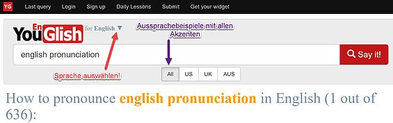 Youglish Screenshot Youglish Screenshot