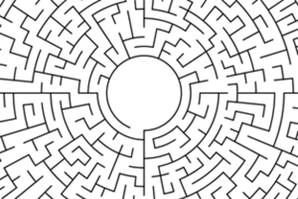 Abbildung eines Labyrinths