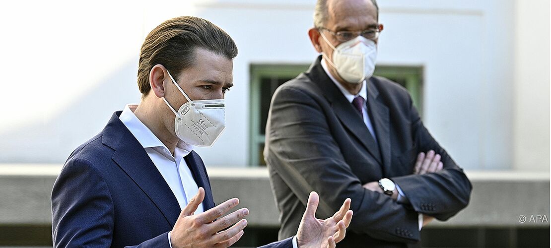 Kurz und Faßmann zu Schule im Herbst BK Kurz und BM Faßmann