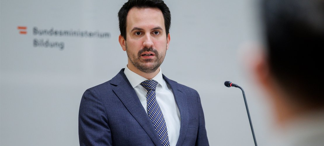 Bildungsminister Christoph Wiederkehr