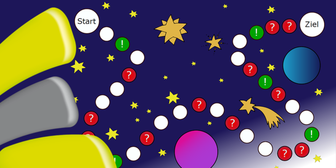 Vorlage Spielplan-Weltall