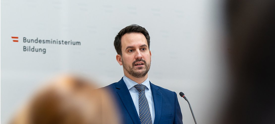 Bildungsminister Christoph Wiederkehr
