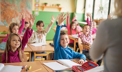 Schüler in der Klasse