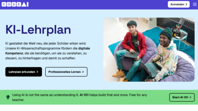 KI-Lehrplan auf code.ai