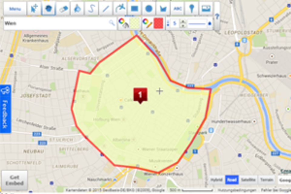 Scribble Maps Vorschaubild Screenshot der Benutzeroberfläche