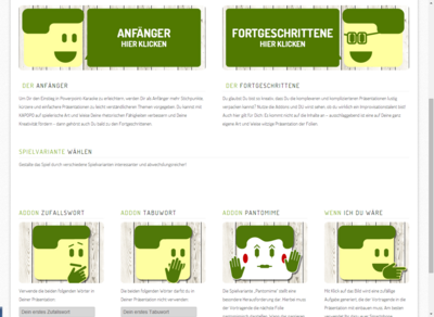 Screenshot: https://www.kapopo.de Benutzeroberfläche Kapopo