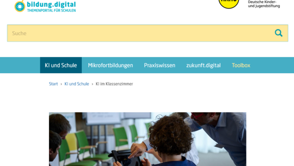 KI im Klassenzimmer - bildung.digital