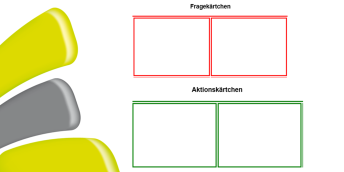 Vorlage Spielplan-Frage-Aktionskärtchen