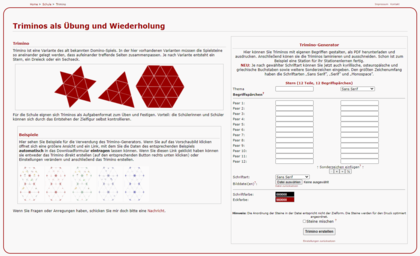 Trimino Generator