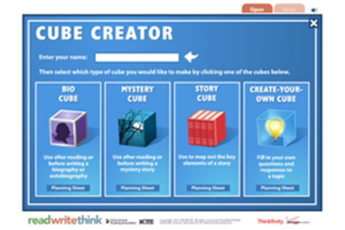 Cube Generator Benutzeroberfläche
