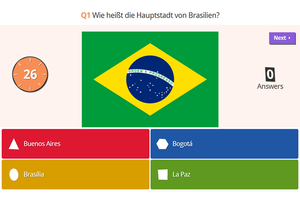 Kahoot Quiz Vorschau