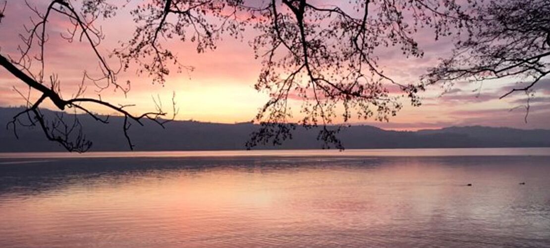 Adventgedanke 16: Zur Ruhe kommen Sonnenuntergang